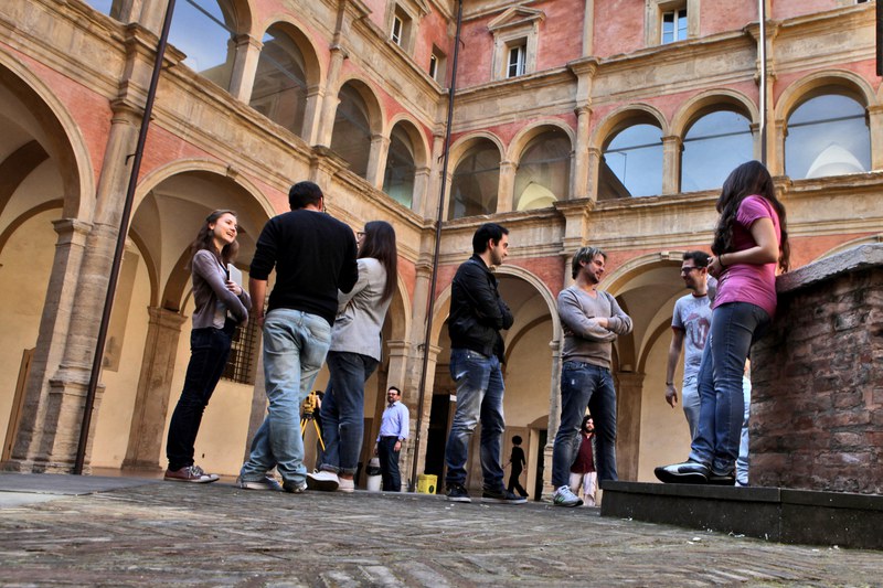 The great Cloister of the San Giovanni in Monte building