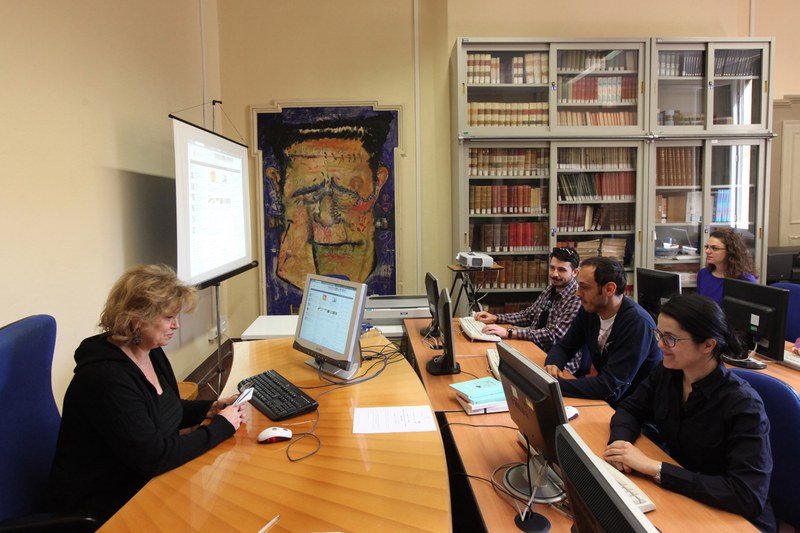 The computing room of the Geography branch