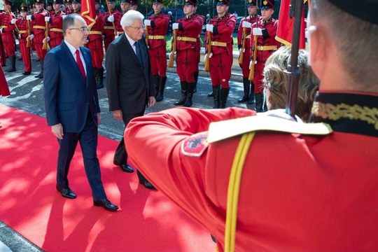 Butrint Project: Visit of the President of the Italian Republic Sergio Mattarella in Tirana, 08/09/2022