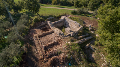 Overview of the excavation area