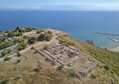 Picture of the remains of the sanctuary of Monte Sant'Angelo in Terracina