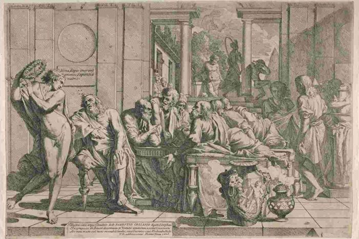 Pietro Testa, Simposio (1650)