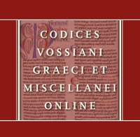 Logo della banca dati Codices Vossiani Graeci et Miscellanei Online
