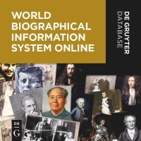 Logo della banca dati World Biographical Information System Online, WBIS