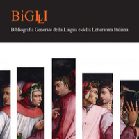 Logo della banca dati Bibliografia Generale della Lingua Italiana e della Letteratura Italiana, BIGLI
